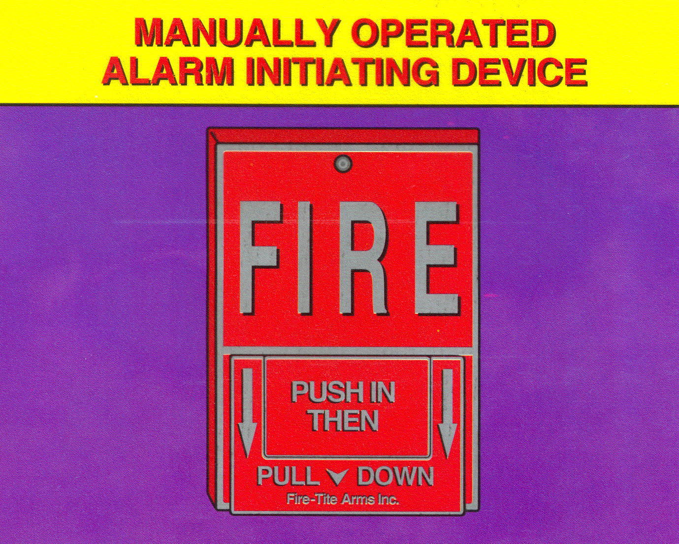 Manually Operated Alarm Initiation device