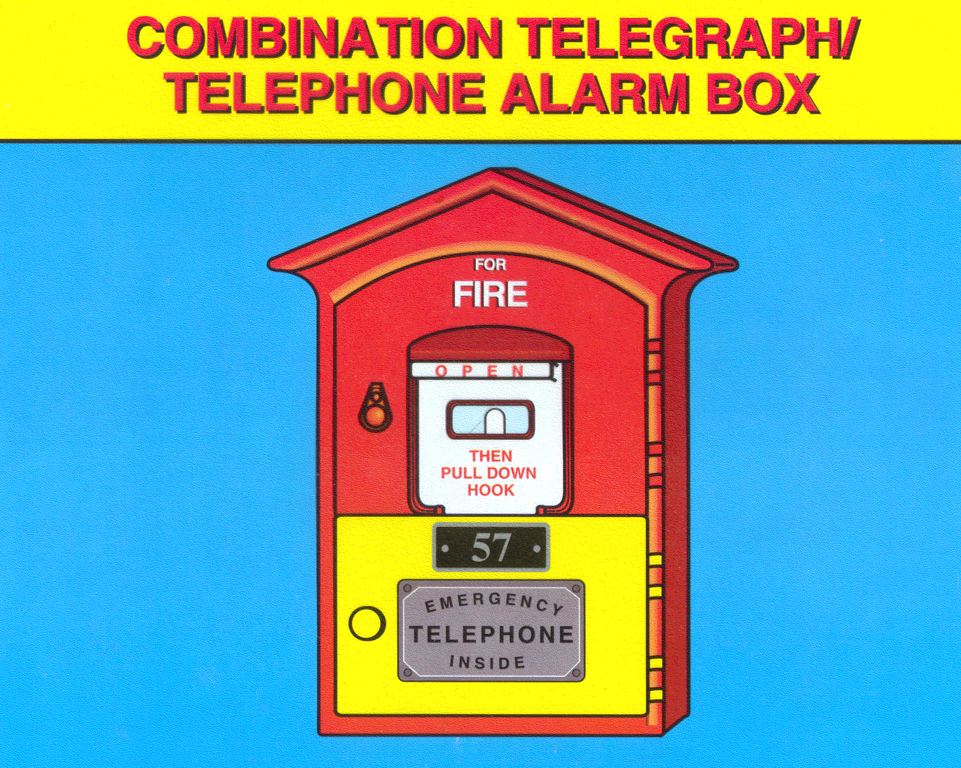 Compination Telegraph / Telephone Alarm Box