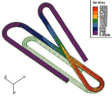 CAD rendering of a Paper Clip